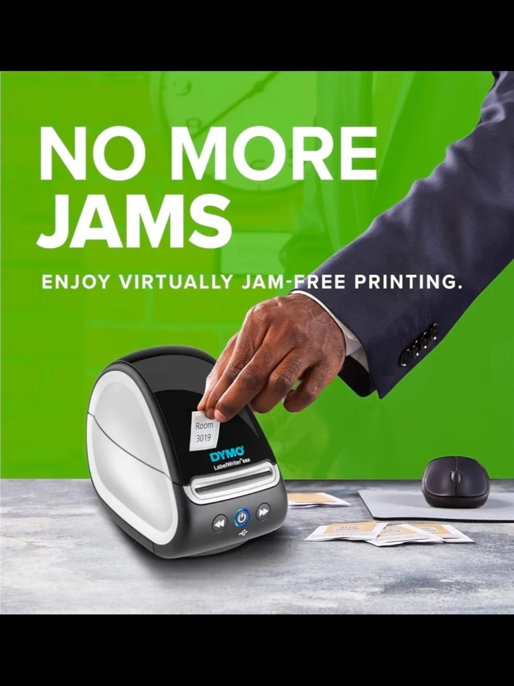 Dymo LabelWriter 550 Thermal Label Printer in Black and Gray